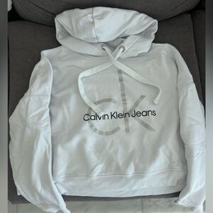 Calvin Klein white hoodie